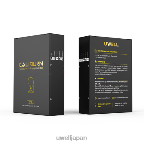 UWELL CALIBURN G2 交換用ポッド | UWELL Vape Disposable 2パック J0X2T17